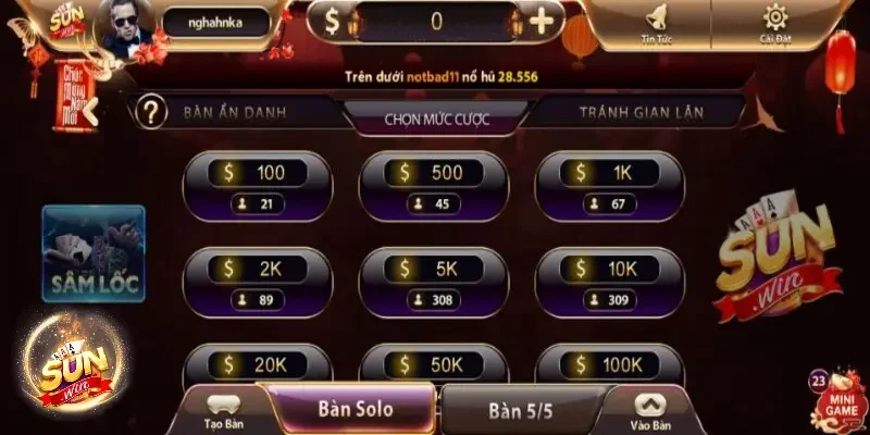 Lý do bet thủ nên tham gia cá cược game bài Sunwin