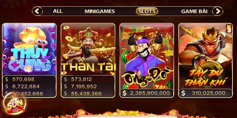 Slot quay hũ vô vàn chủ đề